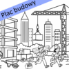 Plac budowy - kolorowanka tematyczna